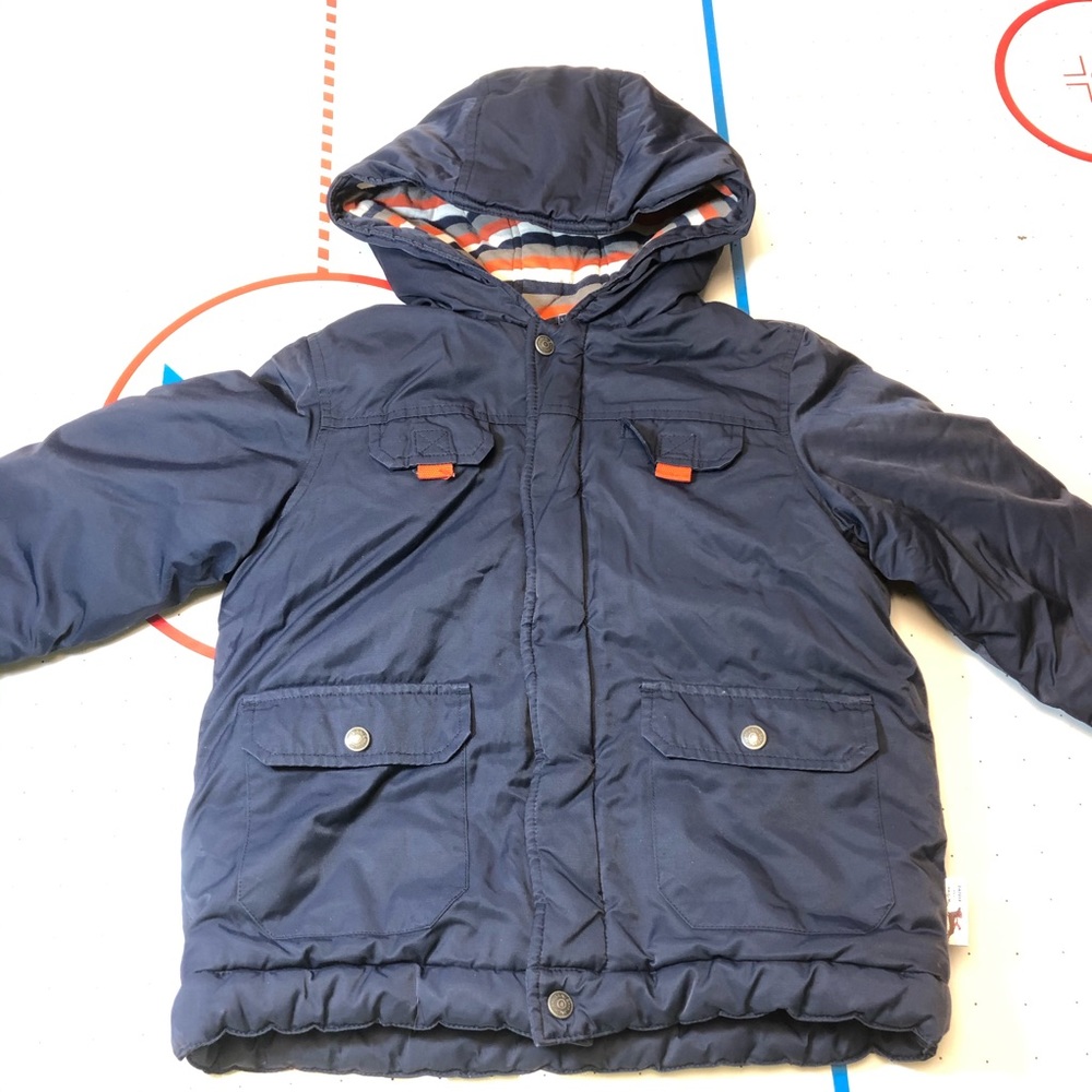 Janie and Jack Blue Winter Puffer Coat